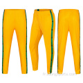 Basketball Soccer Sports Pantalon de bouton de boucle ouverte complète